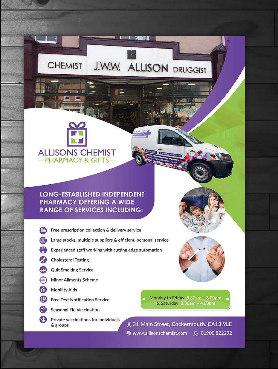 Flyer Design by innovative earth for JWW Allison & Sons Ltd | Design #21412084