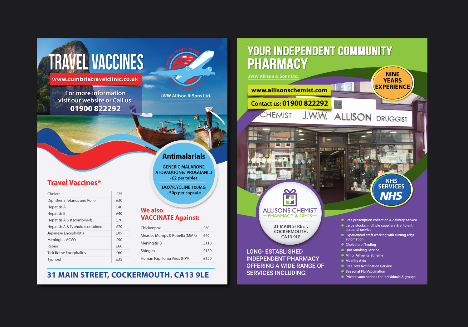 Flyer Design by meet007 for JWW Allison & Sons Ltd | Design #21442182