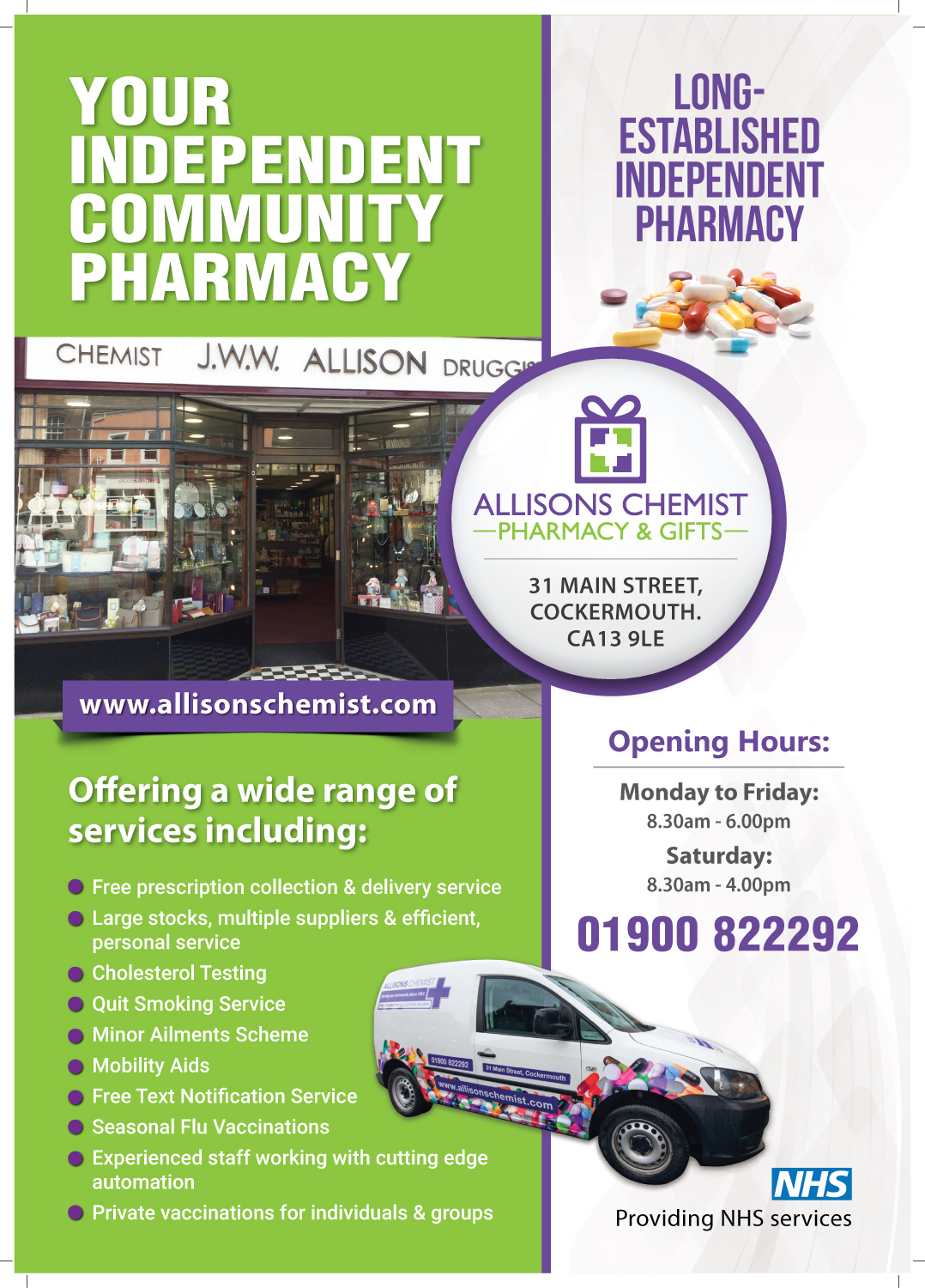 Flyer Design by meet007 for JWW Allison & Sons Ltd | Design #21465920