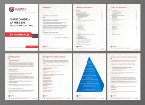 Guide d'aide à la mise en place de la PDA en pharmacie - Gamme AP | Brochure Design by OwnDesign