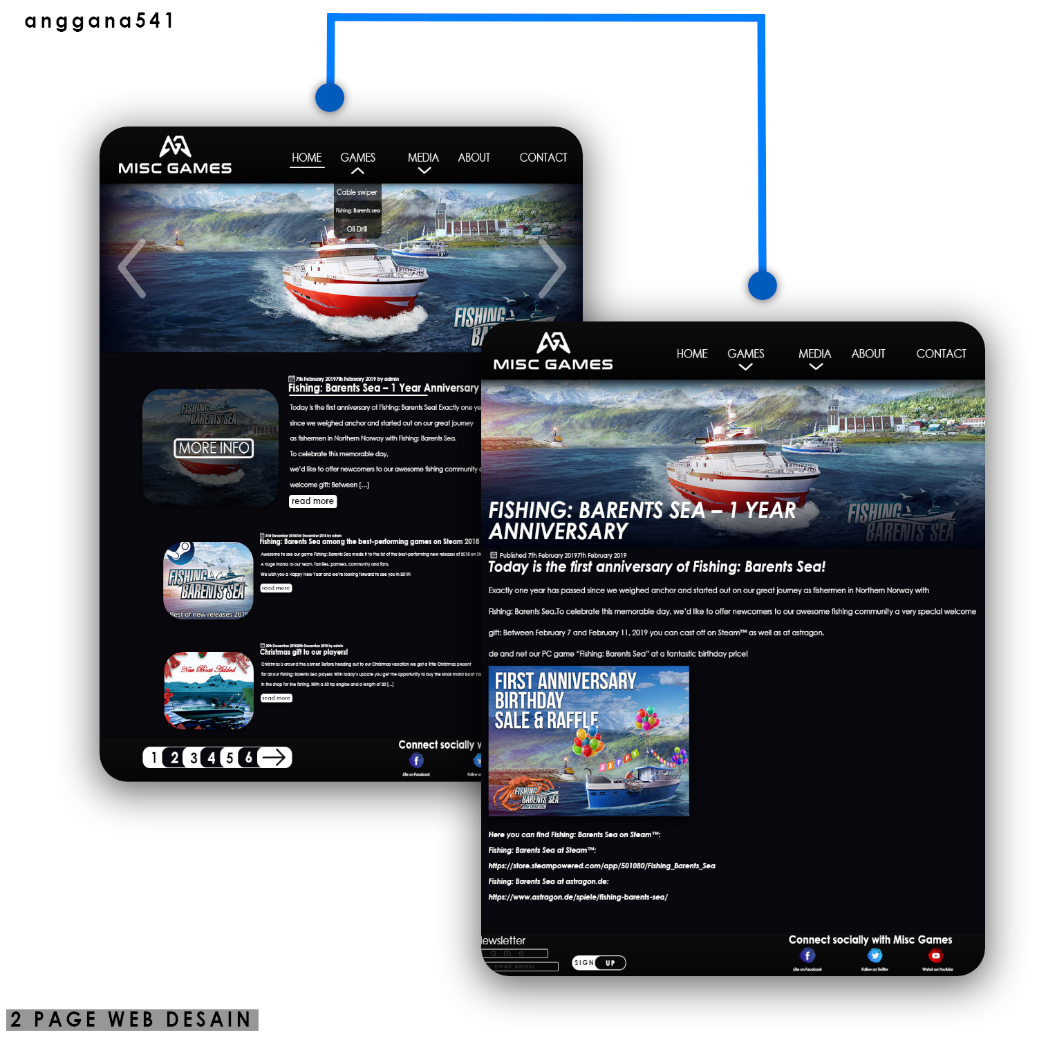 Web Design by Anggana Putra for this project | Design #21429772