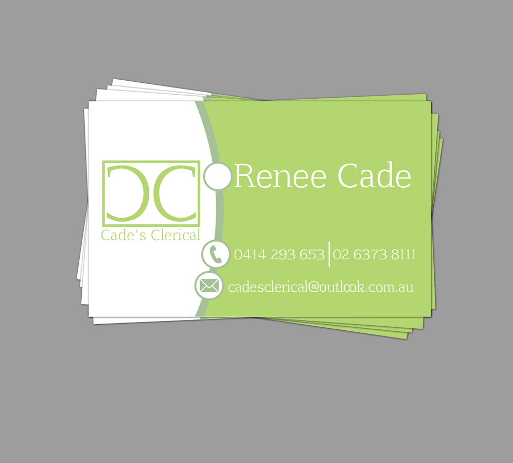 Business Card Design by grafoskop for Cade's Clerical | Design #2934115