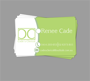 Business Card Design by grafoskop for Cade's Clerical | Design #2934115