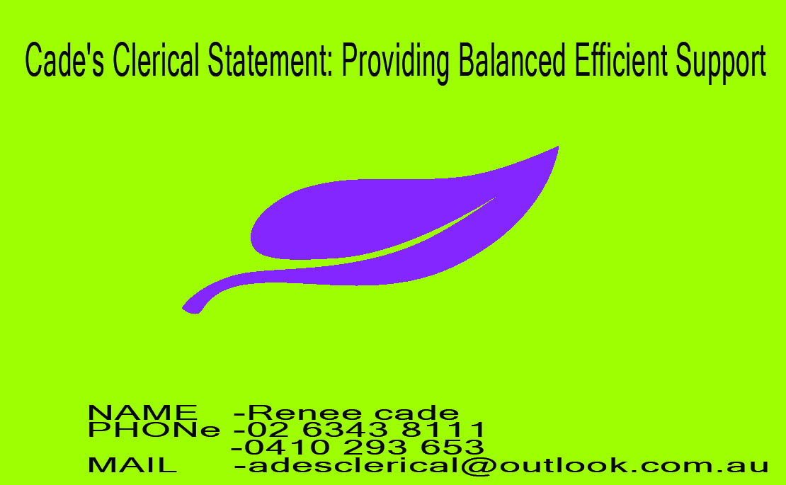 Business Card Design by harithaprabuddha for Cade's Clerical | Design #2932398