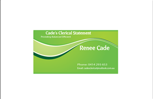 Business Card Design by Designx for Cade's Clerical | Design: #2929807