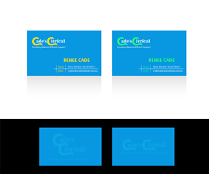 Business Card Design by neo_tahya for Cade's Clerical | Design: #2936421