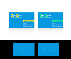 Business Card Design by neo_tahya for Cade's Clerical | Design: #2936427