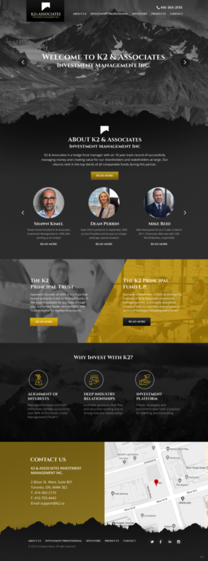 Web Design by pb for K2 & Associates Investment Management Inc.  | Design: #21454281