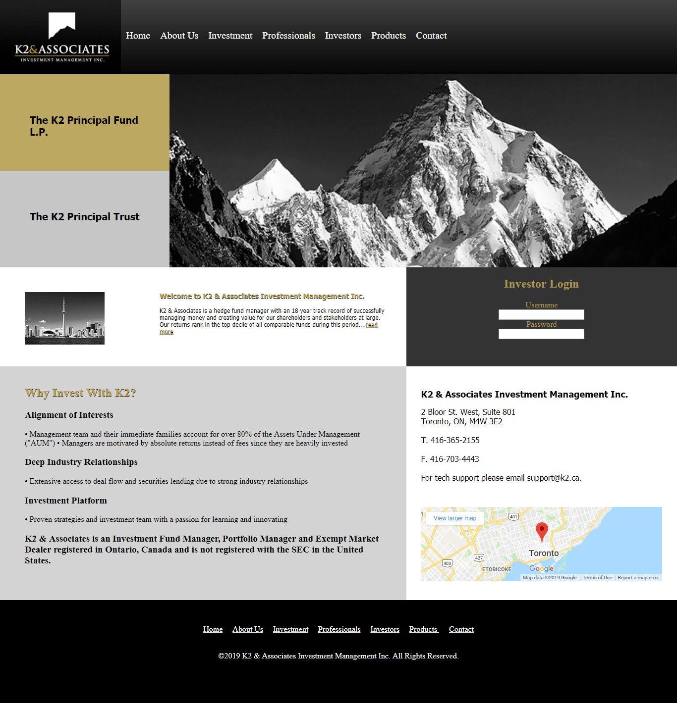 Web Design par ArsDesign pour K2 & Associates Investment Management Inc.  | Design #21450102