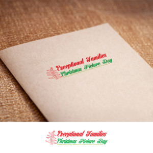 Exceptional Families Christmas Picture Day, Providing priceless Christmas memories for our families with children with special needs | Logo Design by DesignDUO