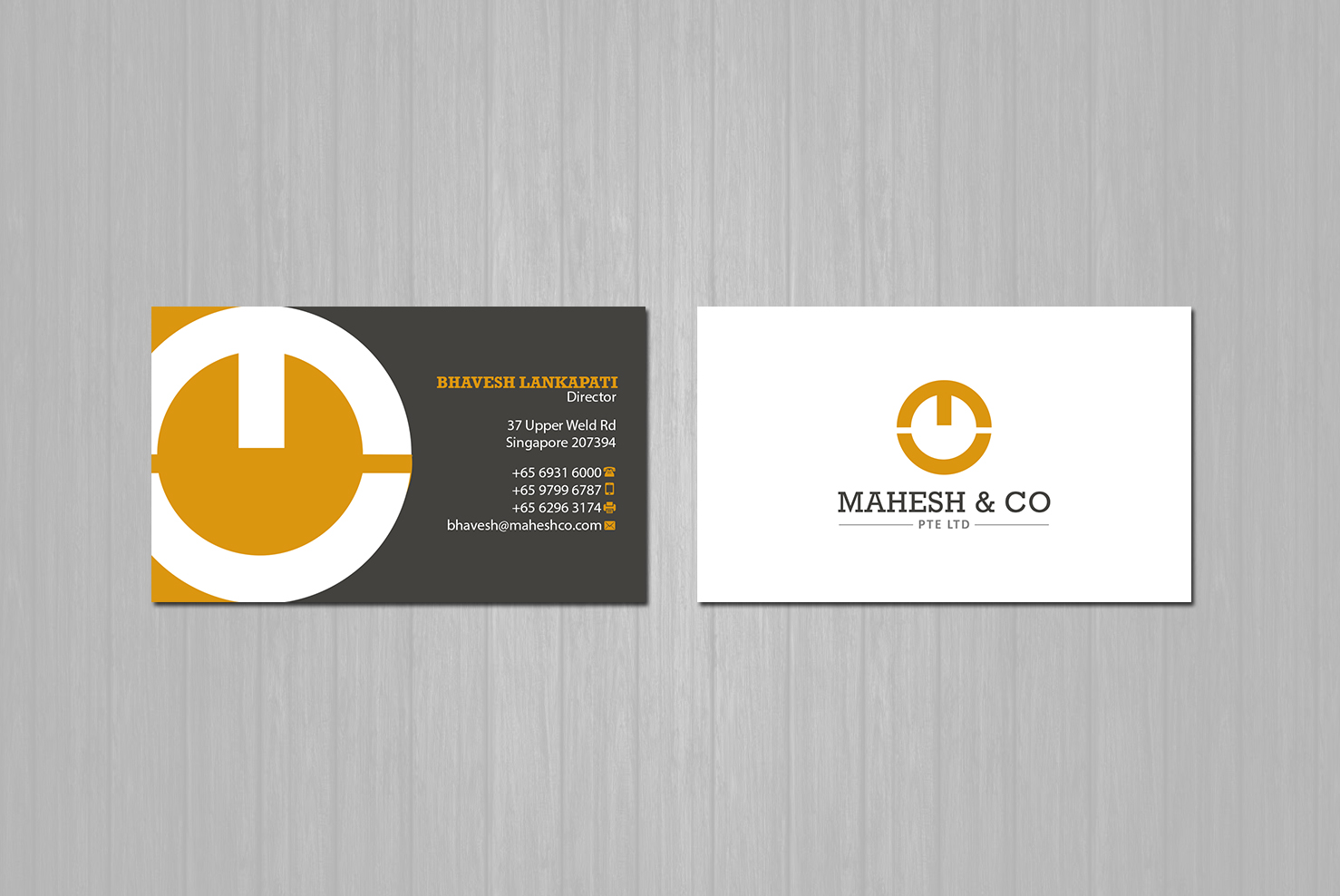 Business Card Design by Creations Box 2015 for this project | Design #21432224