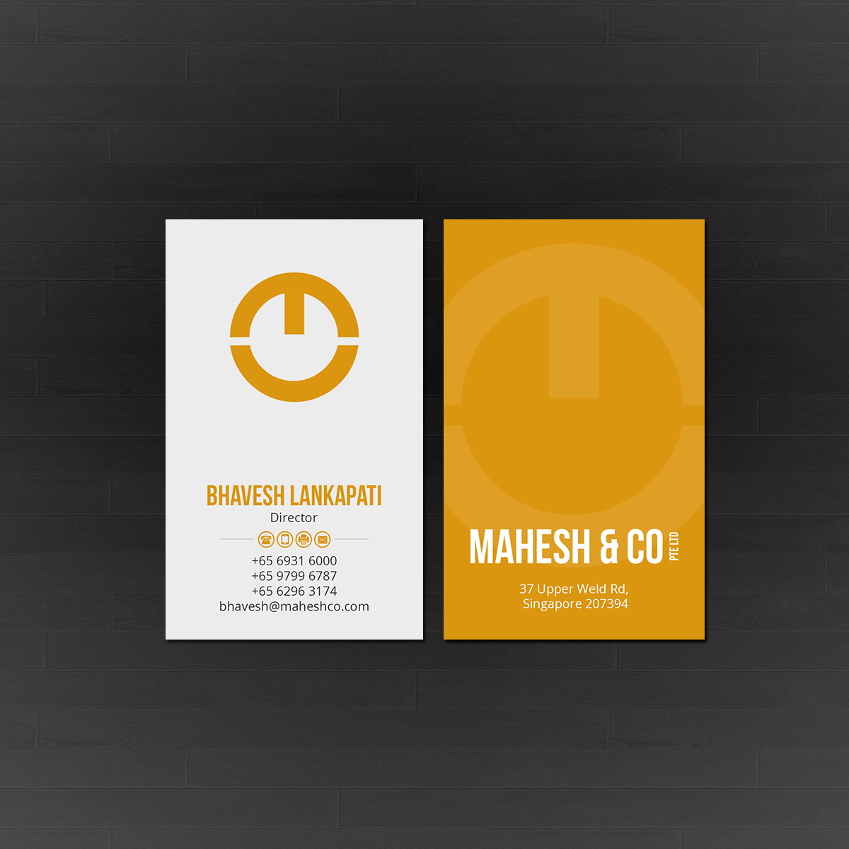 Business Card Design by Creations Box 2015 for this project | Design #21432228