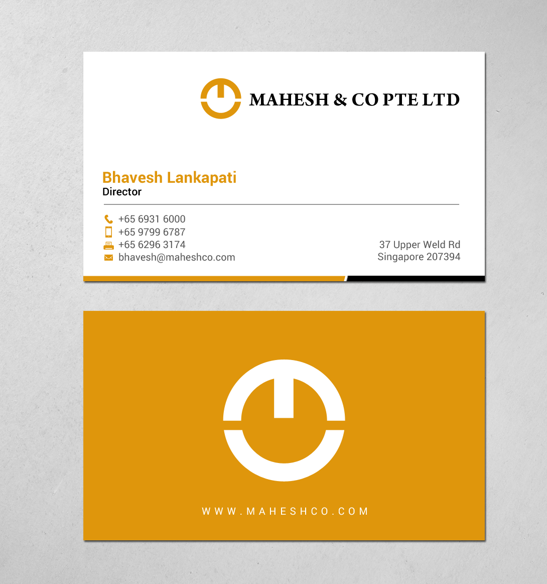 Business Card Design by chandrayaan.creative for this project | Design #21425905