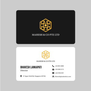 Business Card Design by Mas Dhimas for this project | Design: #21421428