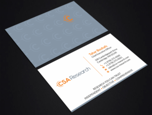Market Research firm needs updated business cards with new logo | Business Card Design by SKYdesign