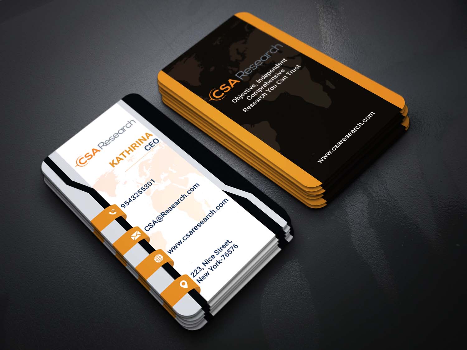 Business Card Design by sabbirhossain230 for this project | Design #21434686