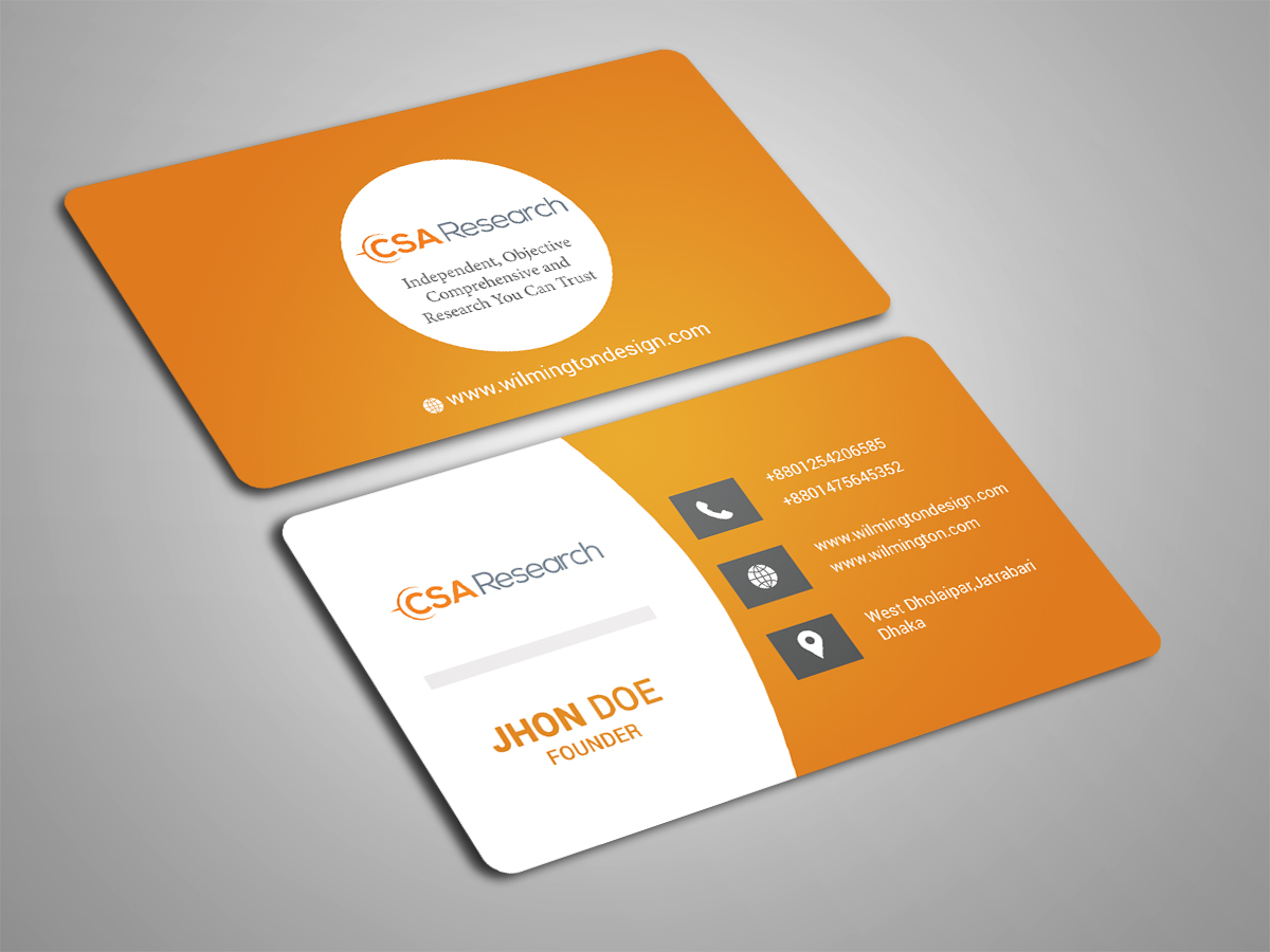 Business Card Design by sabbirhossain230 for this project | Design #21434884