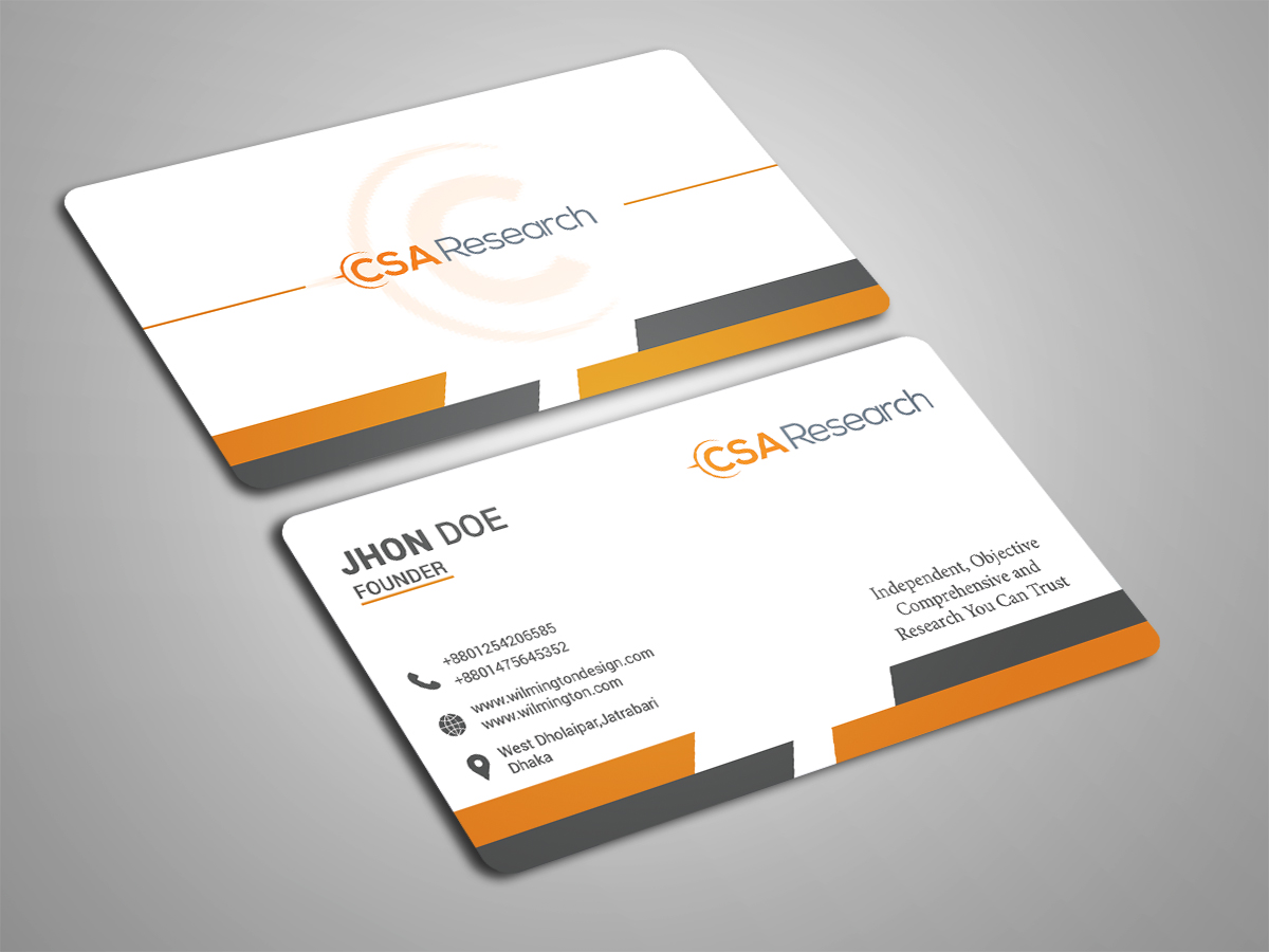 Business Card Design by sabbirhossain230 for this project | Design #21434885