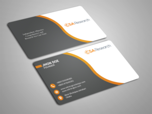 Business Card Design by sabbirhossain230 for this project | Design: #21434887