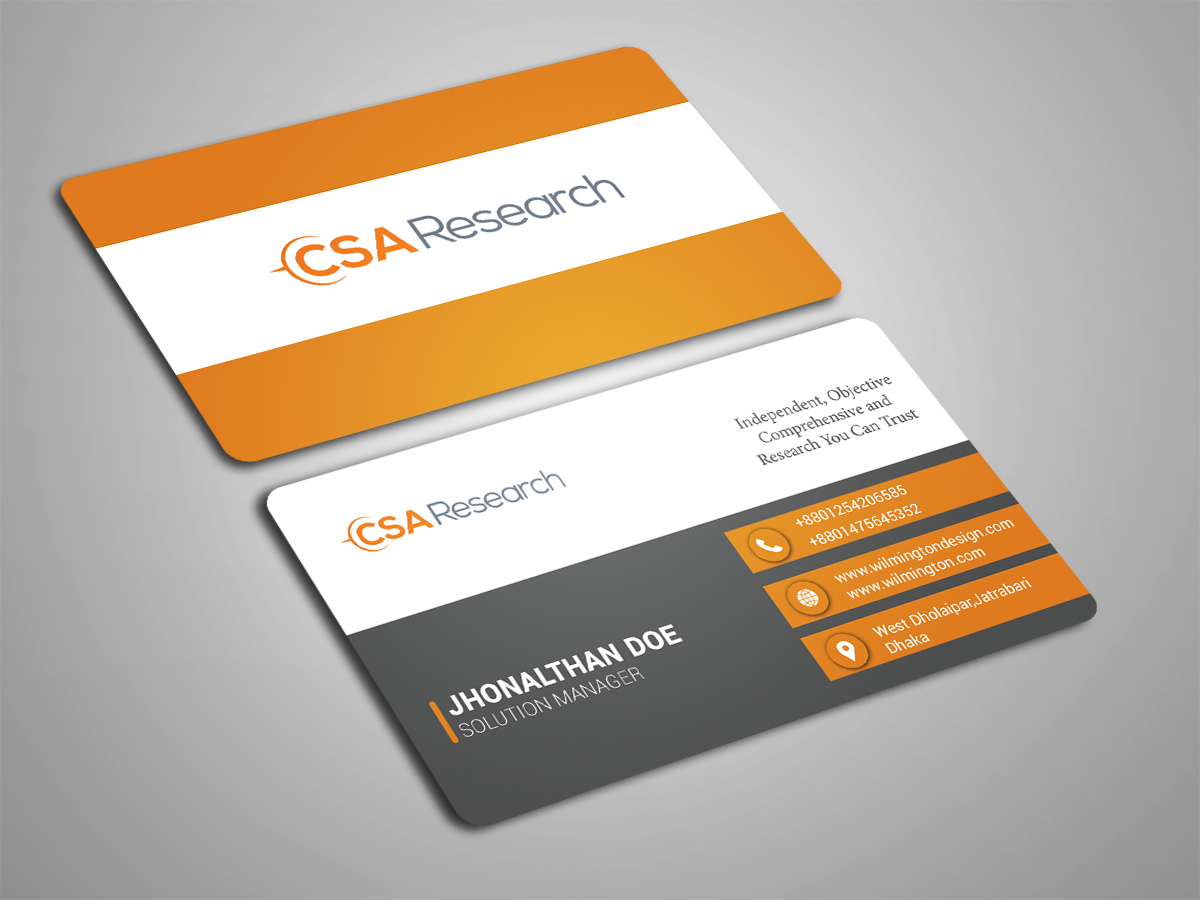 Business Card Design by sabbirhossain230 for this project | Design #21434894
