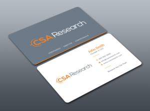 Market Research firm needs updated business cards with new logo | Business Card Design by Bold Pixels