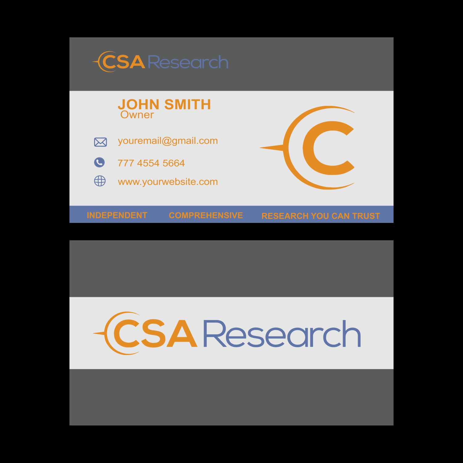 Diseño de Tarjeta de Presentación por Kipkemoi para este proyecto | Diseño #21433322