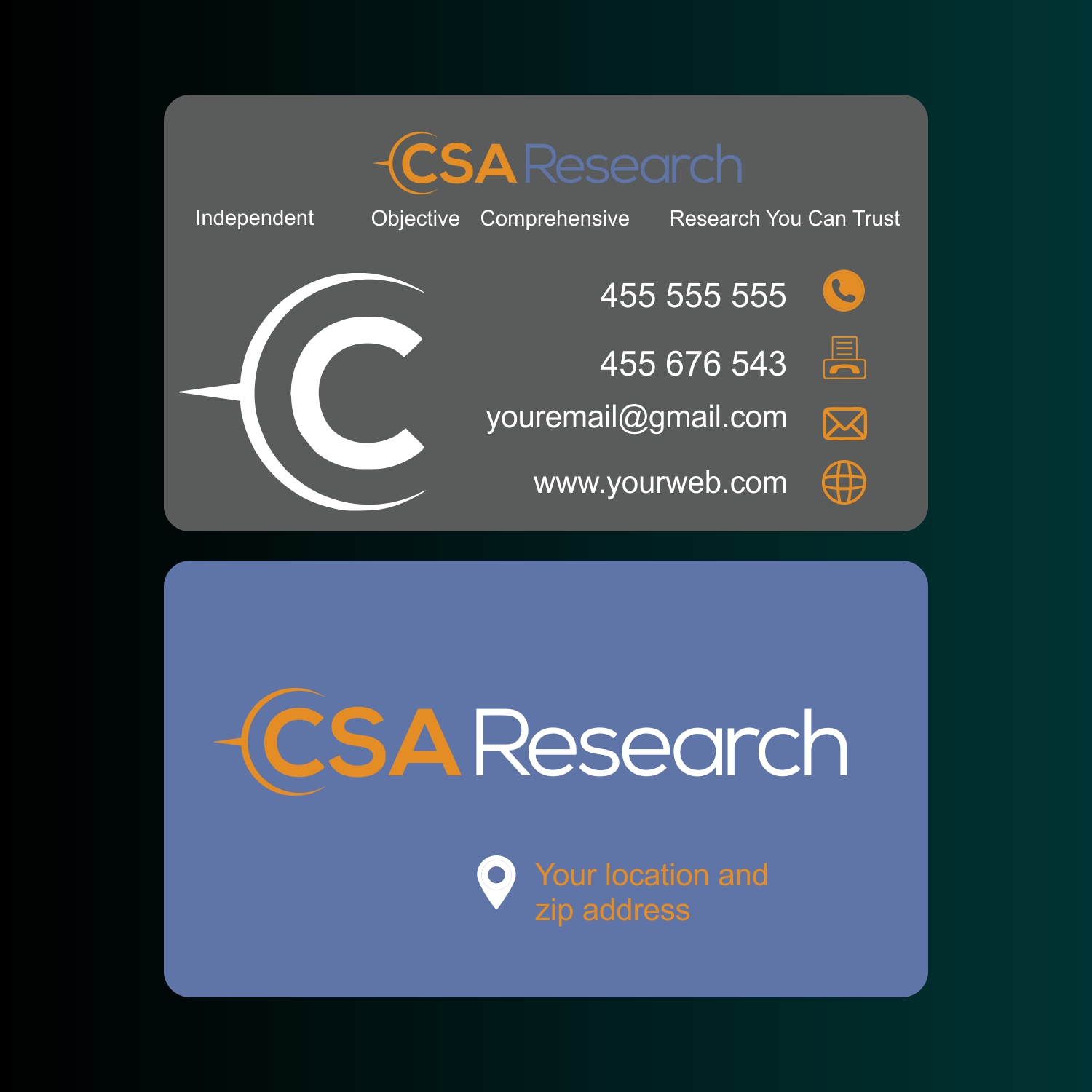 Diseño de Tarjeta de Presentación por Kipkemoi para este proyecto | Diseño #21434162