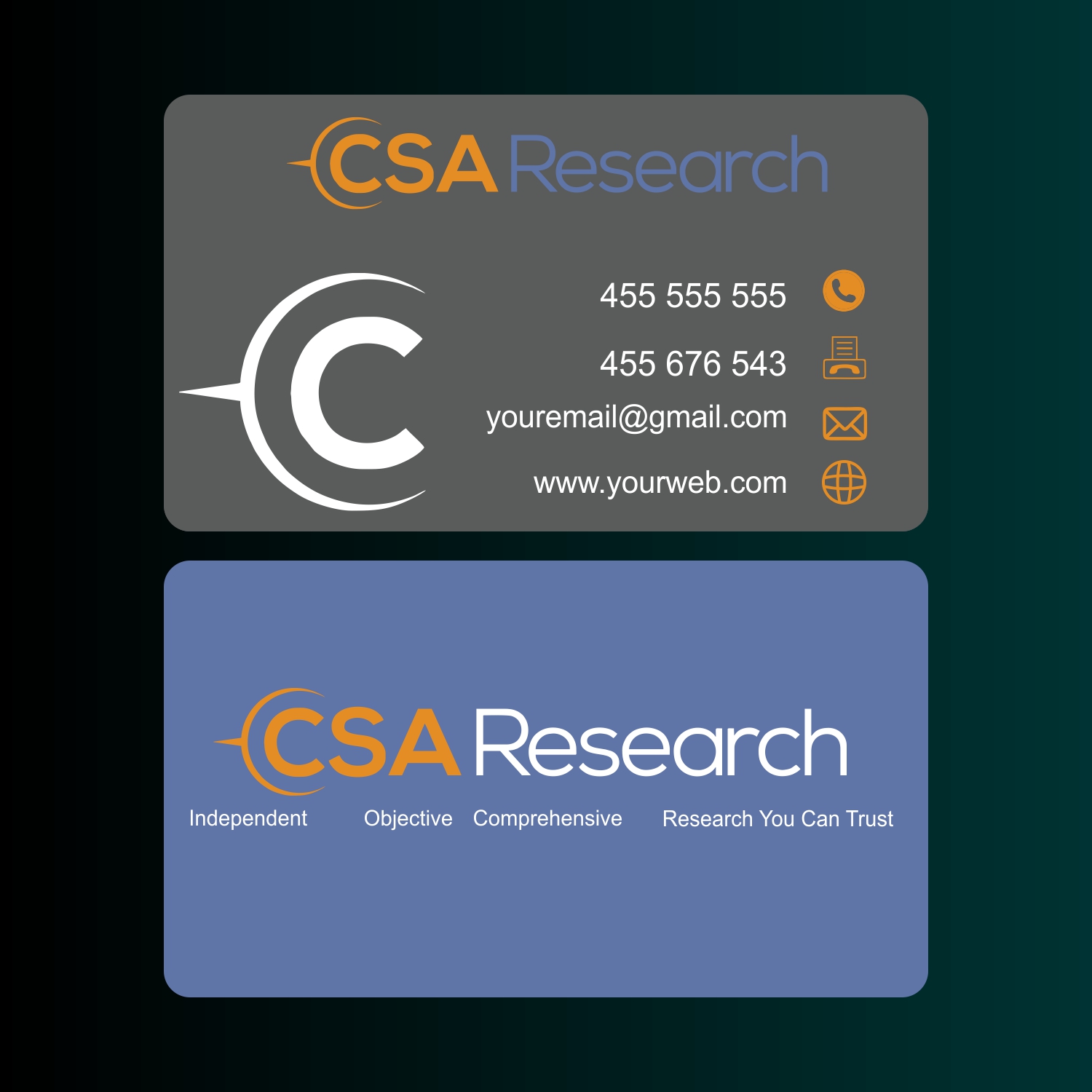 Diseño de Tarjeta de Presentación por Kipkemoi para este proyecto | Diseño #21434211