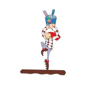 Log Drivers Waltz - Cartoon Icecream | Diseño Gráfico por Viraj Perera