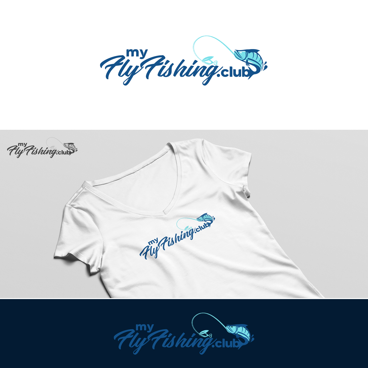 Logo Design by DominicDesign for MyFlyFishing.Club | Design #21442871