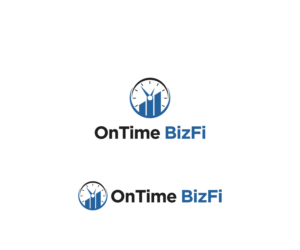The full logo can say OnTime BizFi underneath. | Logo Design by anico
