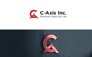 C-Axis Inc.    Precision Parts for Life | Logo Design by MT