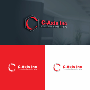 C-Axis Inc.    Precision Parts for Life | Logo Design by tejo