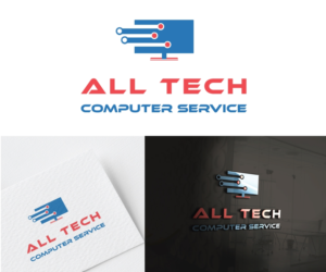 Logo Design by blackowl8 for All Tech Computer Service  | Design: #21428118