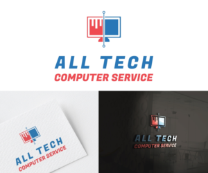 Logo-Design von blackowl8 für All Tech Computer Service  | Design: #21430524