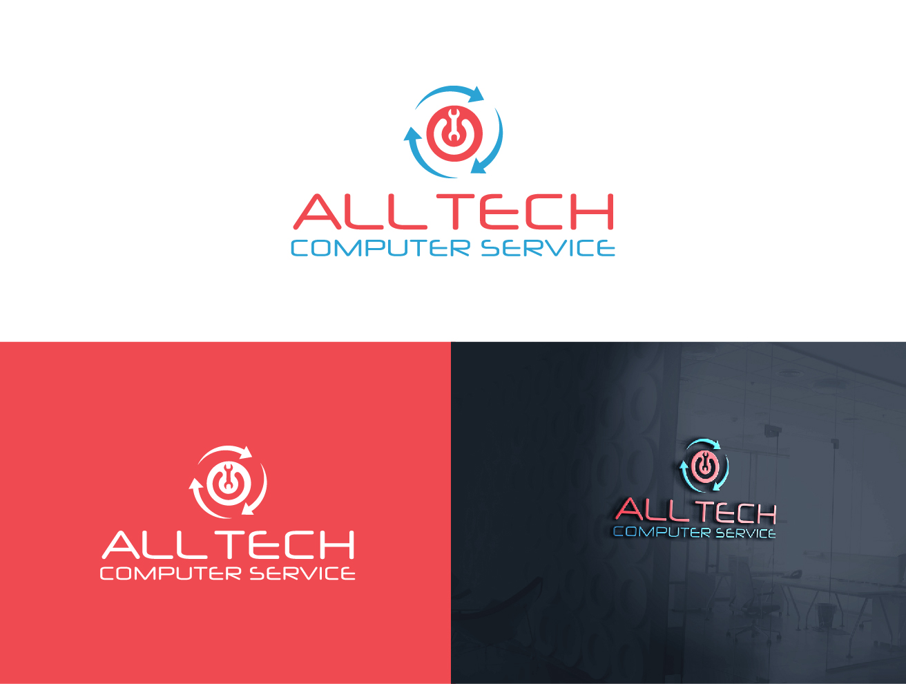 Logo-Design von Logo Spider für All Tech Computer Service  | Design #21431294