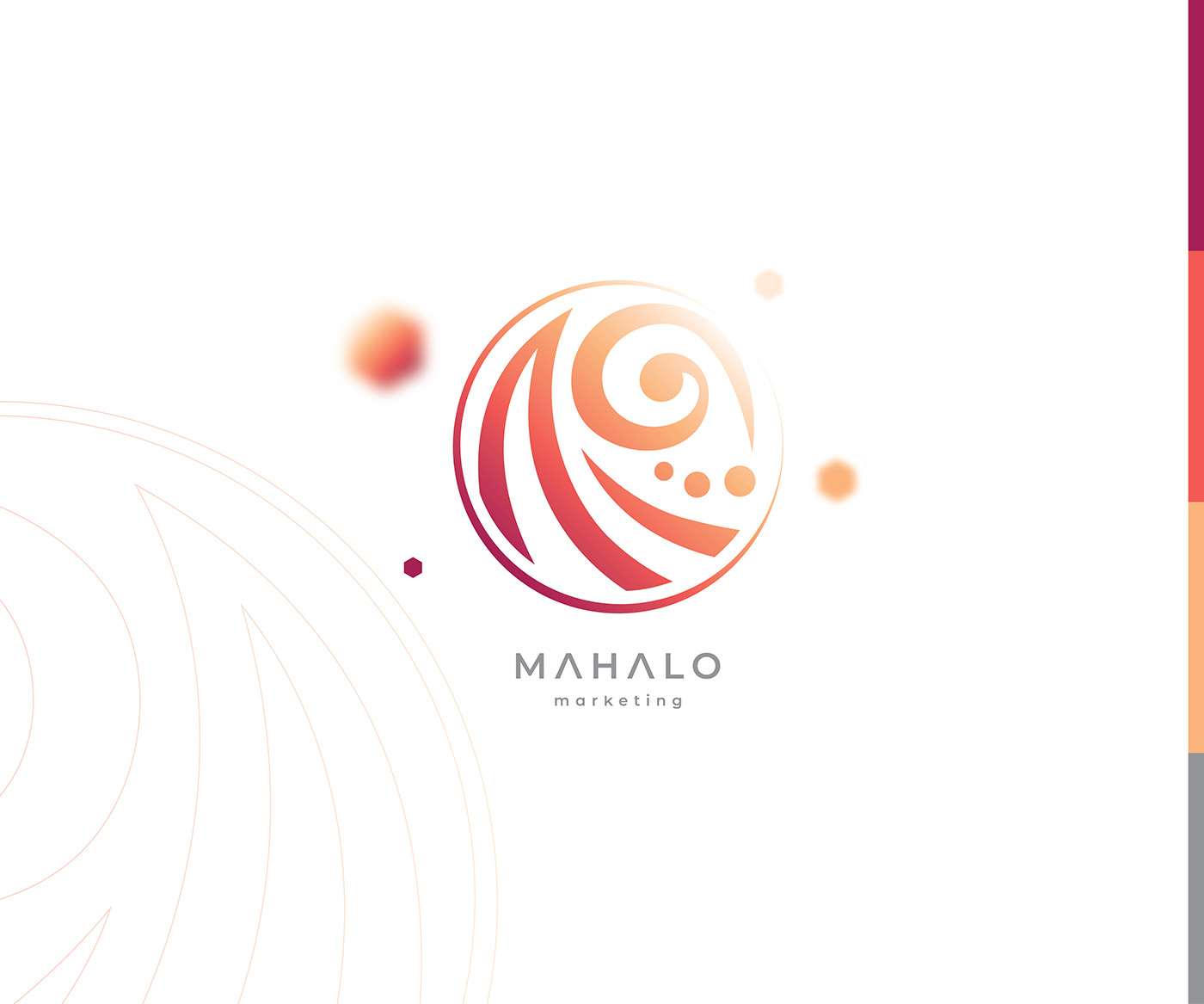 Logo Design by iamf for Mahalo Marketing GmbH | Design #21444931