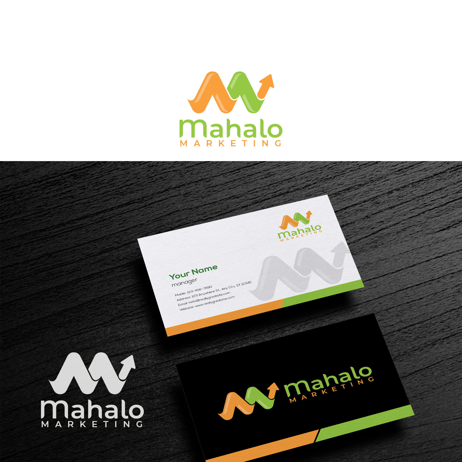 Logo Design by Finley Johnson for Mahalo Marketing GmbH | Design #21447527