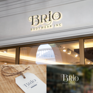 Brio in the main variant, Brio bodywear inc. for corporate communication | Logo-Design von Paperfox Designs
