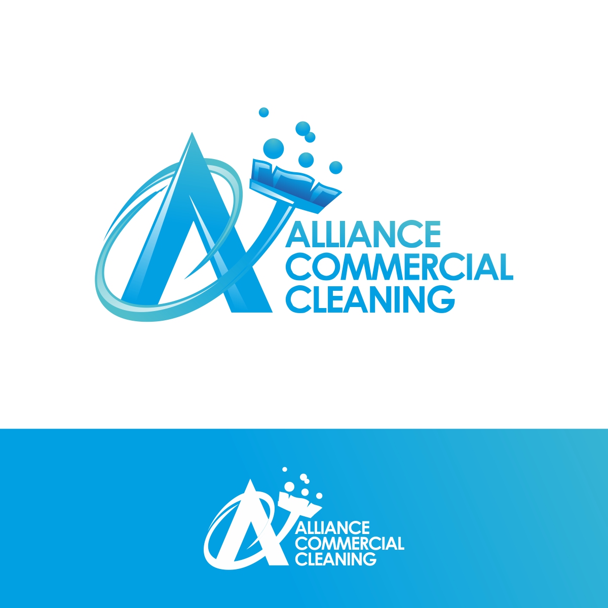Logo-Design von Kreative Fingers für Alliance Commercial Cleaning | Design: #21475934