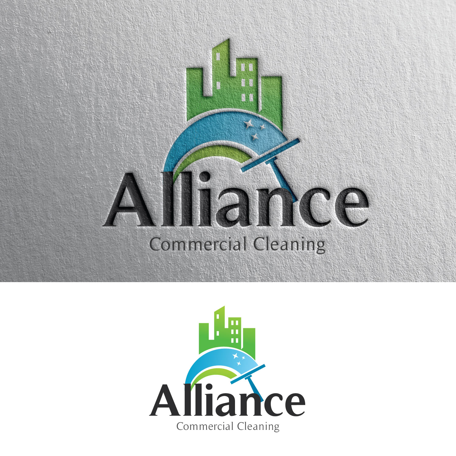 Logo Design by concepts for Alliance Commercial Cleaning | Design #21476670