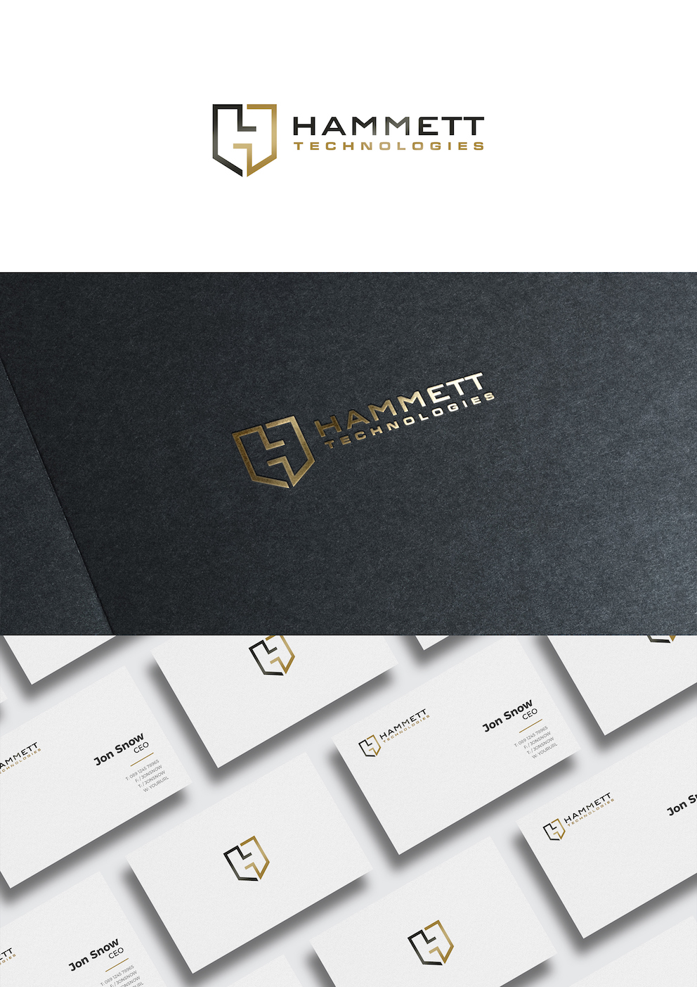 Logo-Design von christianpoetoe für Hammett Technologies, LLC | Design #21531367