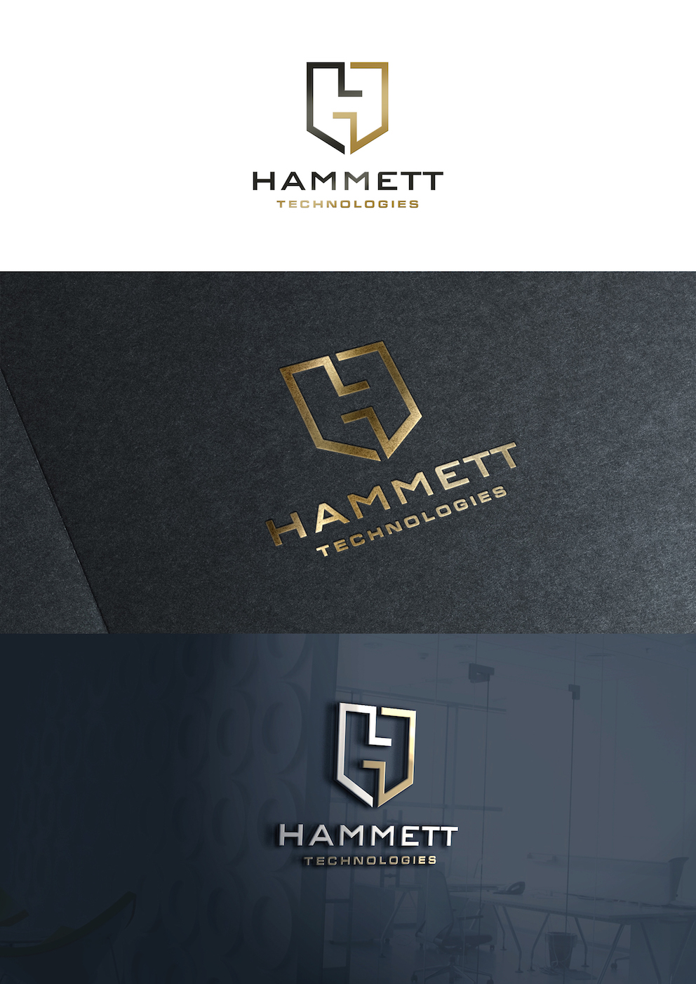 Logo Design by christianpoetoe for Hammett Technologies, LLC | Design #21447777