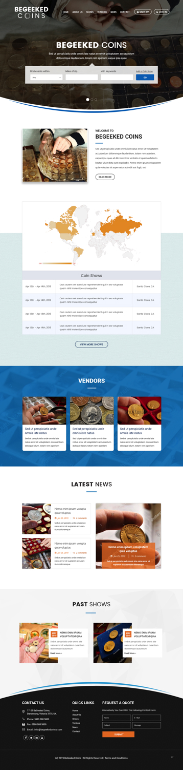 Web Design by pb for BeGeeked Labs, LLC | Design #21444157