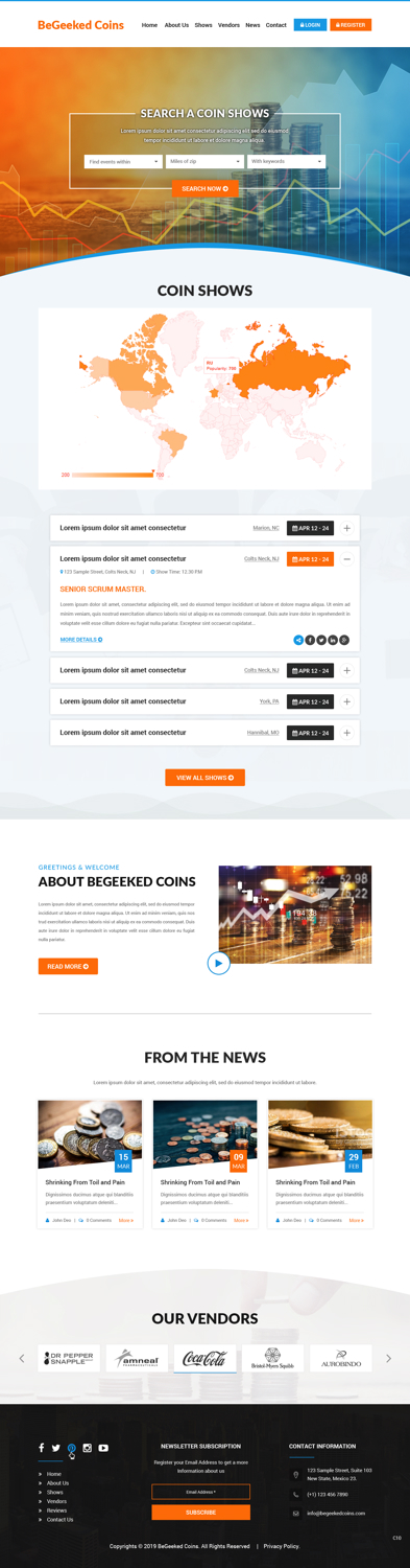 Web Design by pb for BeGeeked Labs, LLC | Design #21454300