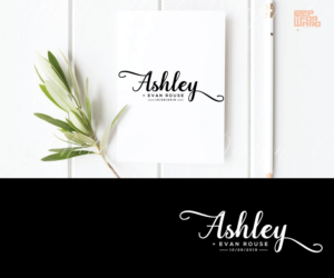 Ashley + Evan Rouse,  10/26/2019, #itsaRousetrap, Asheville, NC | Logo Design by step forward 2