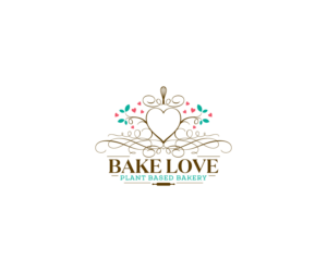 Bake Love        Plant Based Bakery | Logo Design by Neil