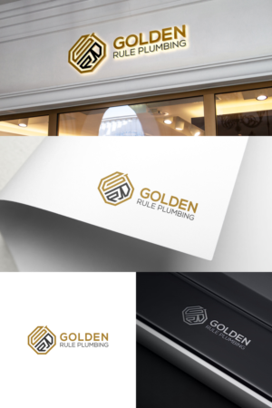 Golden Rule Plumbing  | Logo Design by laba tiada henti
