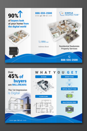 Awesome Trifold and Flyer For SaaS Company | Diseño de Flyer por ecorokerz
