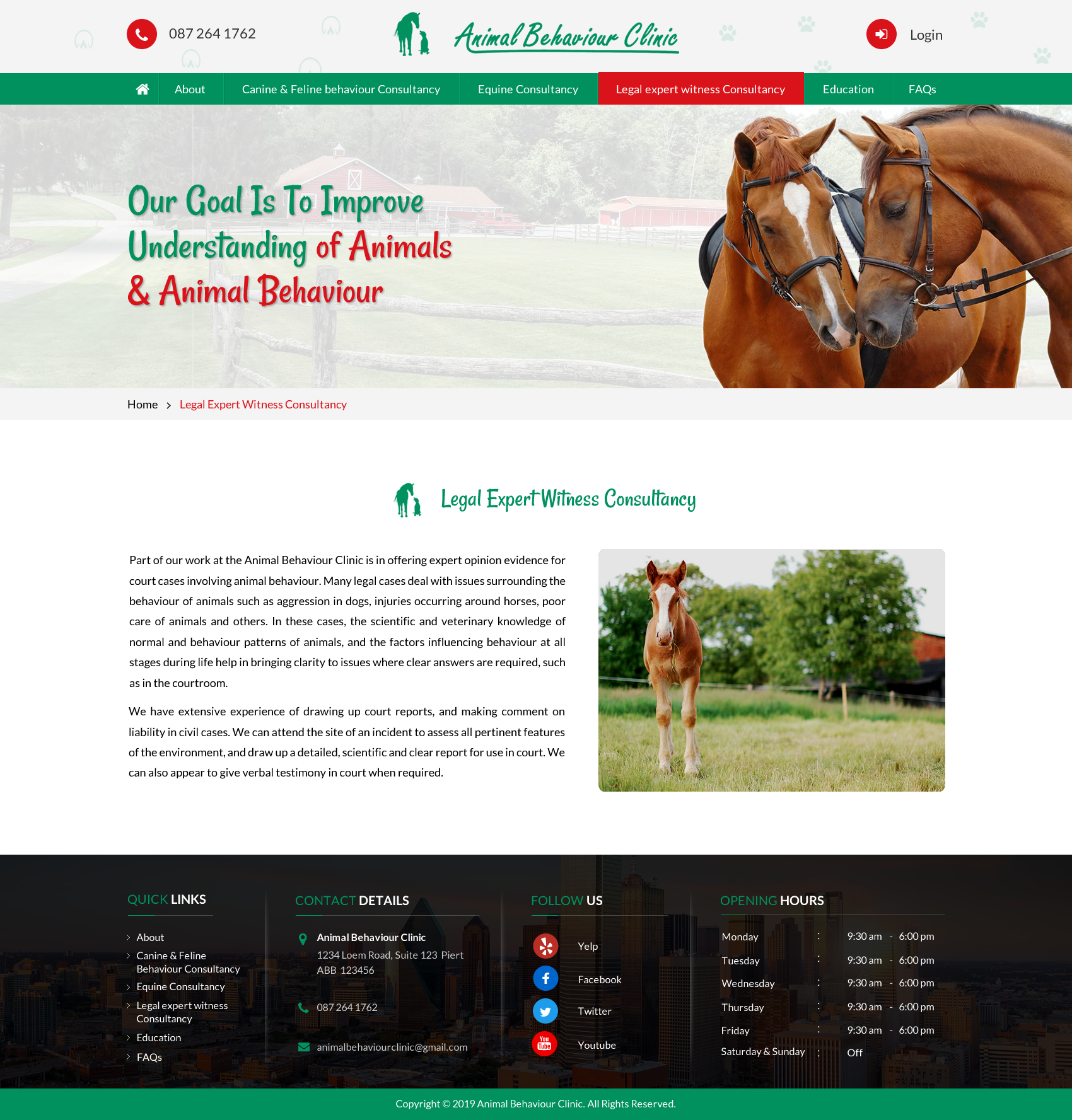 Web-Design von Sbss für Animal Behaviour Clinic | Design #21970954